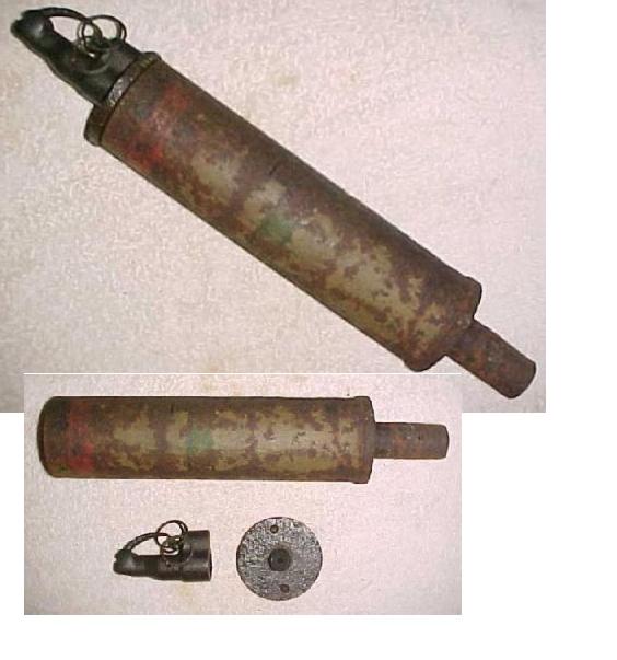 British WW1 3" Stokes Mortar Bomb - Click Image to Close